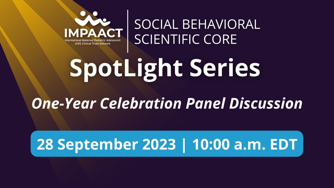 SBSC SpotLight Series One-Year Celebration Panel Discussion 28 September 2023 10:00 am EDT