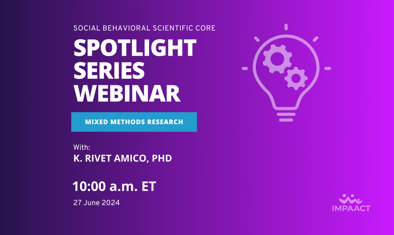 IMPAACT SBSC Spotlight Series