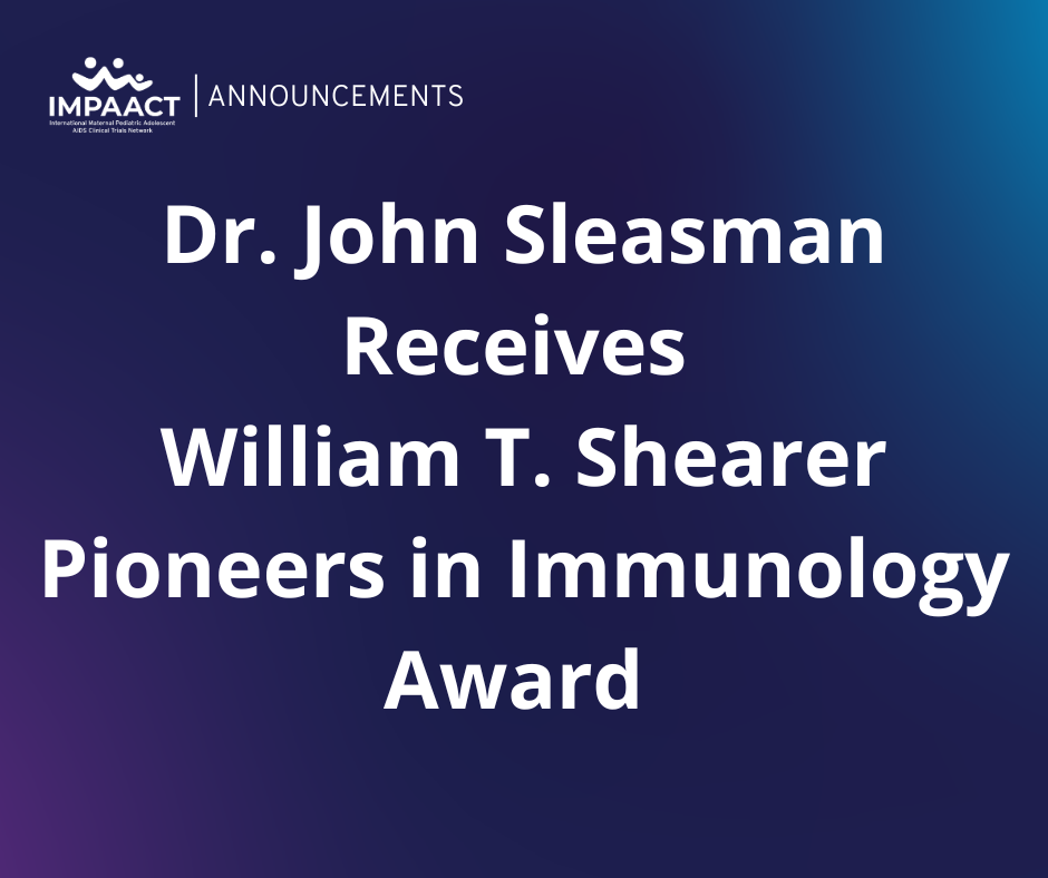 Dr. Jon Sleasman Receives CIS Award